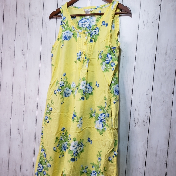 Cuddledown Intimates & Sleepwear Cuddledown Womens Cotton Yellow